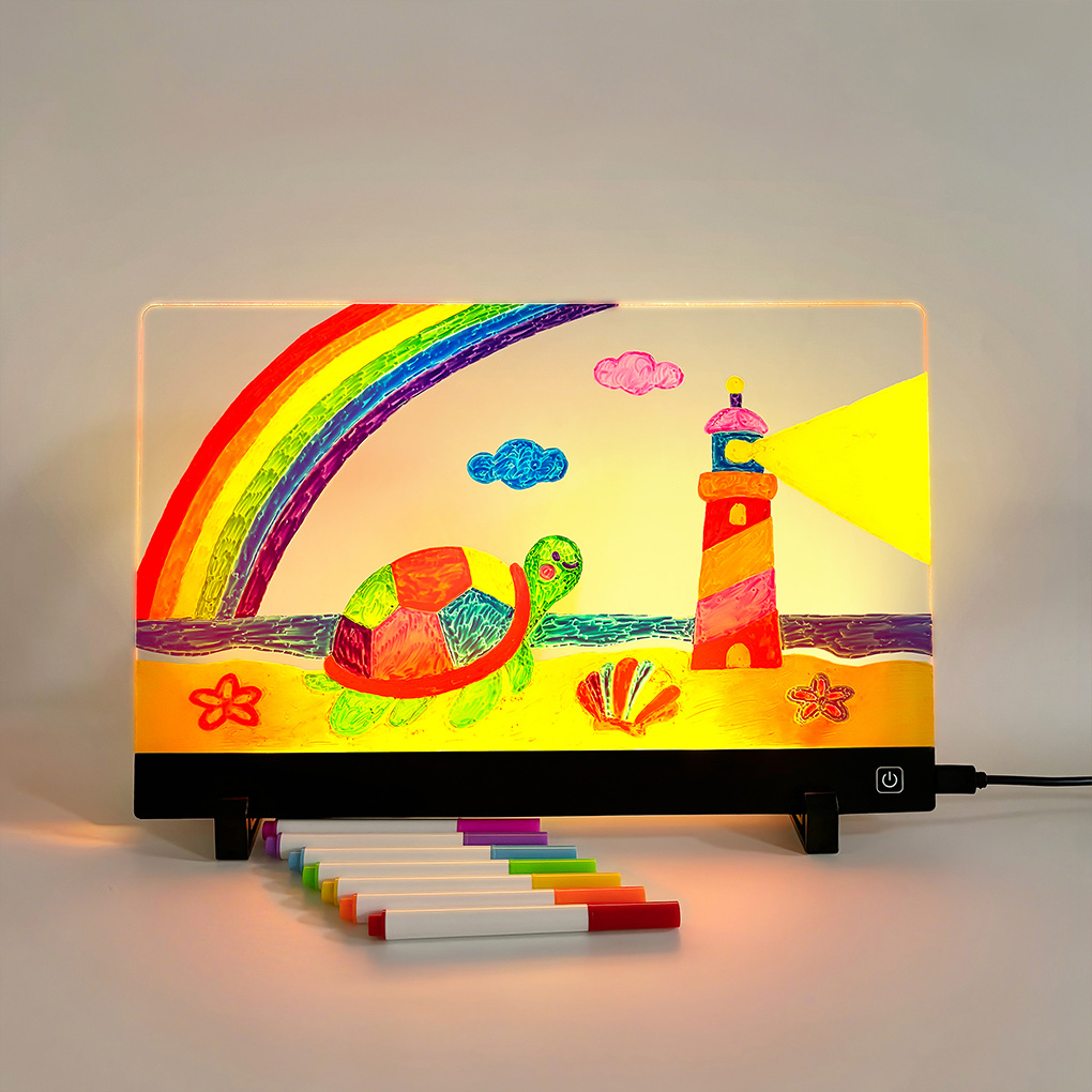 Kids Education Board - Kids Drawing Board Reusable LCD Tablet