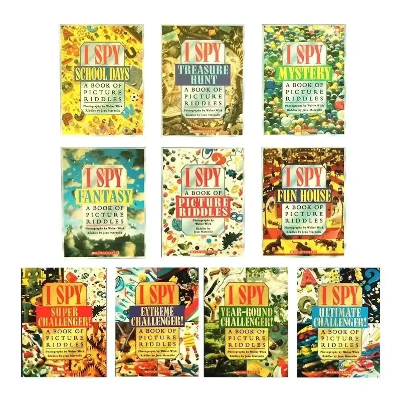 Kids Educational Reader - 10 Books Box Set I Spy