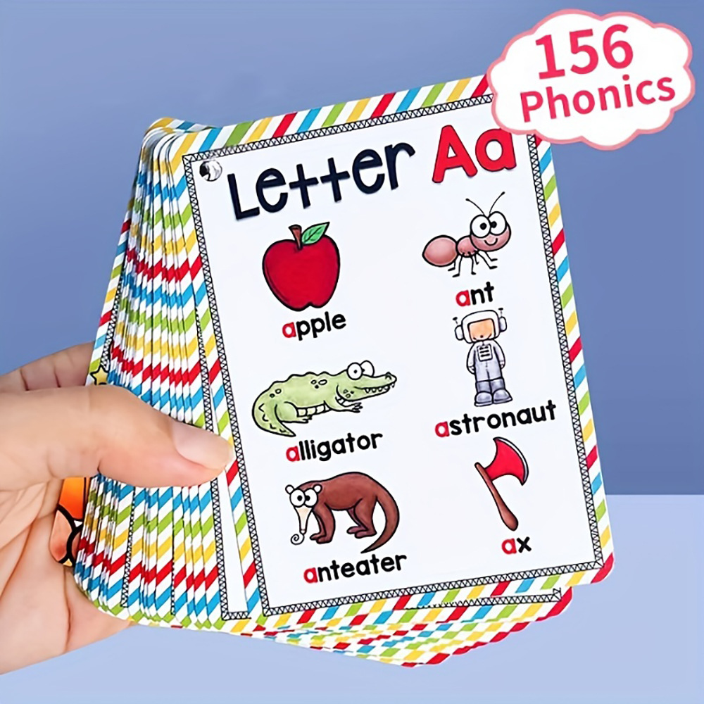 Flash Card Alphabet - Bview Art English 26 Letters Alphabet