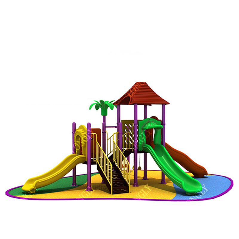 Kids Education Park - Stylish Plastic Commercial Playground Outdoor Slide