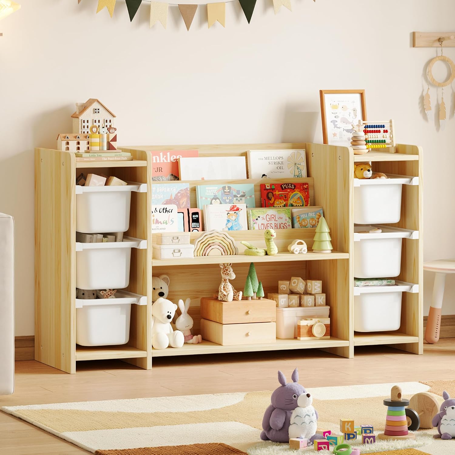 Montessori Shelf Toy - Kids Toy Storage Organizer and Montessori