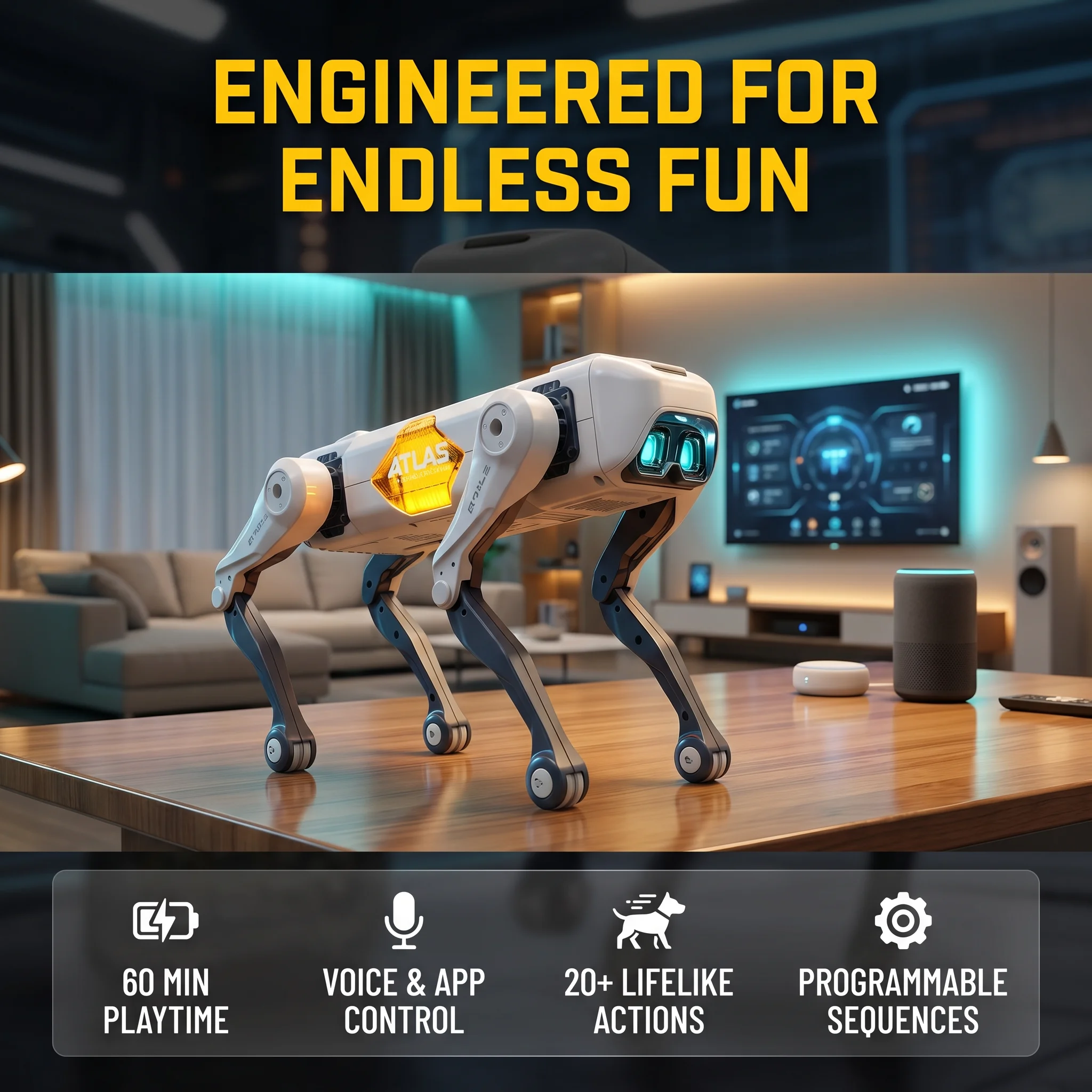 Kids Education App - AI Smart Robot Dog, Voice &
