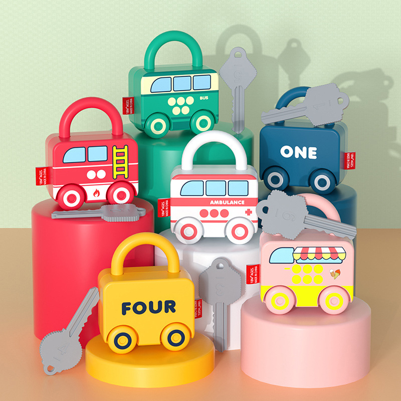 Kids Educational Game 2 - Baby Learning Lock with Key Car
