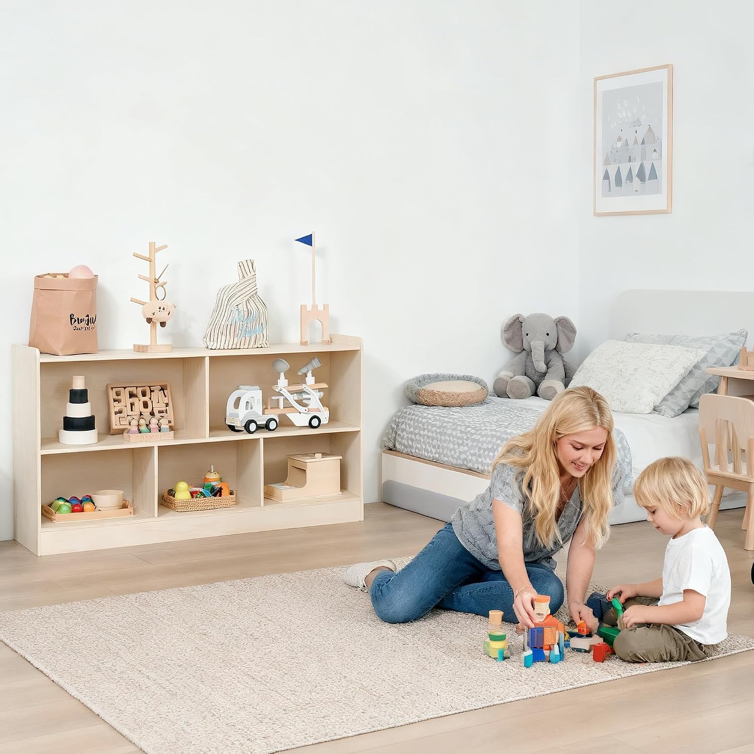 Montessori Book and Toy Shelf  - Montessori Shelf Toy review and price