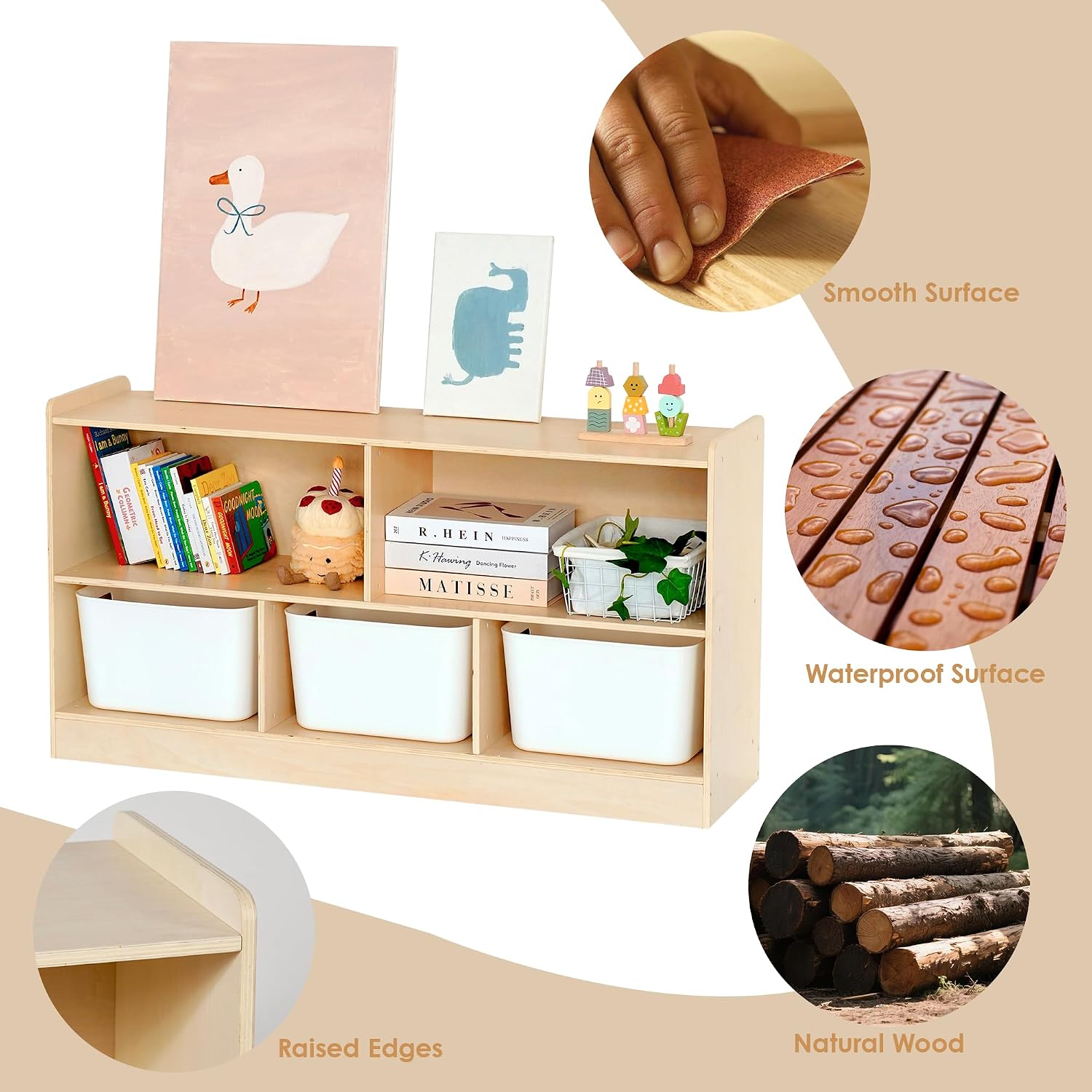 Montessori Book and Toy Shelf  - Montessori Shelf Toy review and price