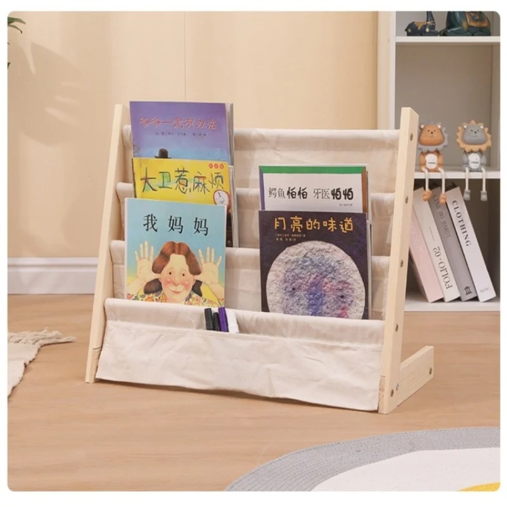 Wooden Bookshelf, Multi Layer  - Montessori Shelf Toy review and price
