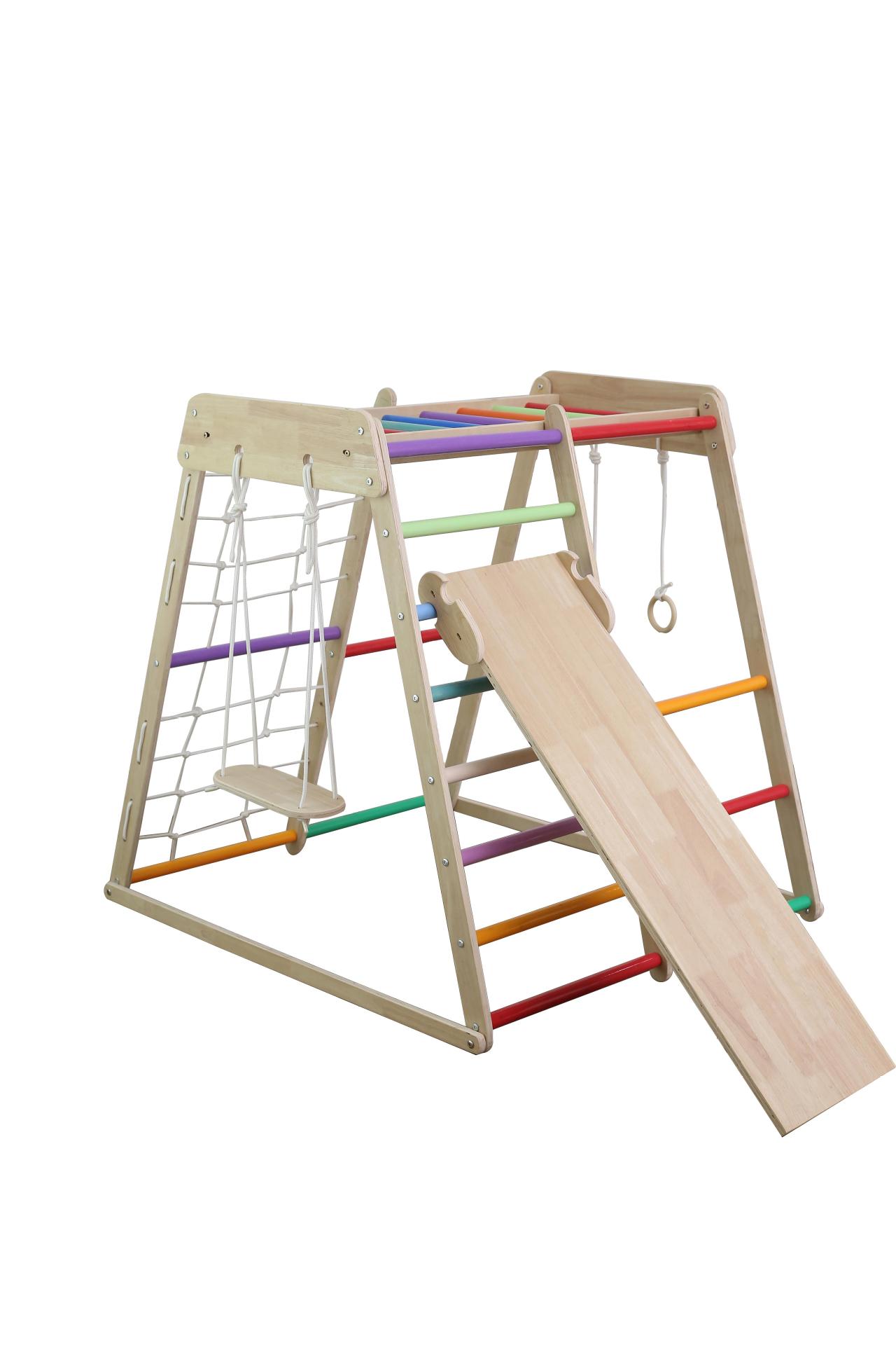 Kids Solid Wood Climbing Frame - Kids Education Park review and price