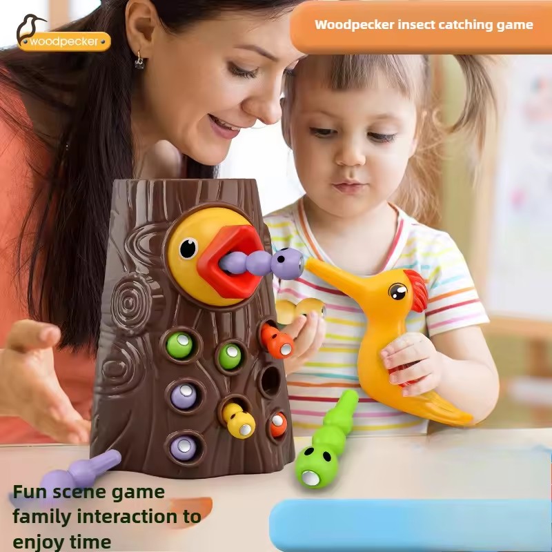 Woodpecker puzzle Toys Catchin - Montessori Shelf Toy review and price