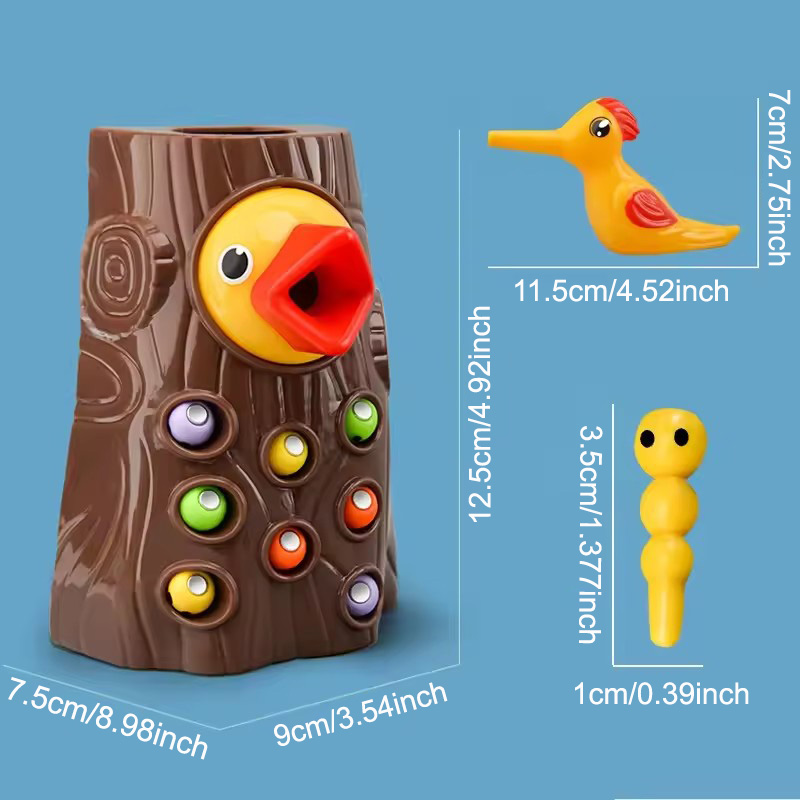 Woodpecker puzzle Toys Catchin - Montessori Shelf Toy review and price