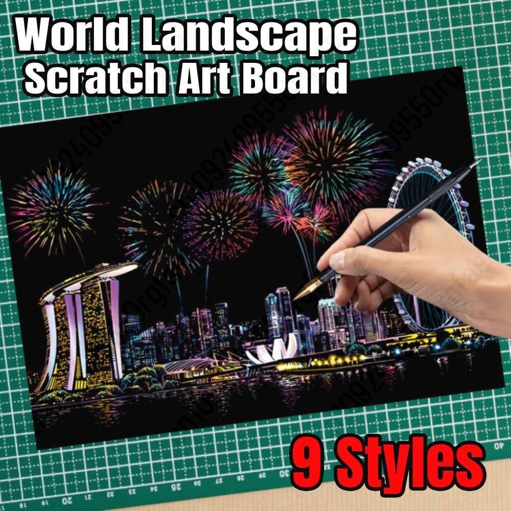 Magic Rainbow Color Scratch Ar - Kids Education World review and price