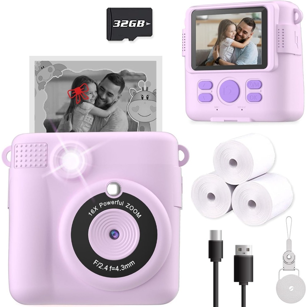Instant Print Camera for Kids, - Kids Educational Videos review and price
