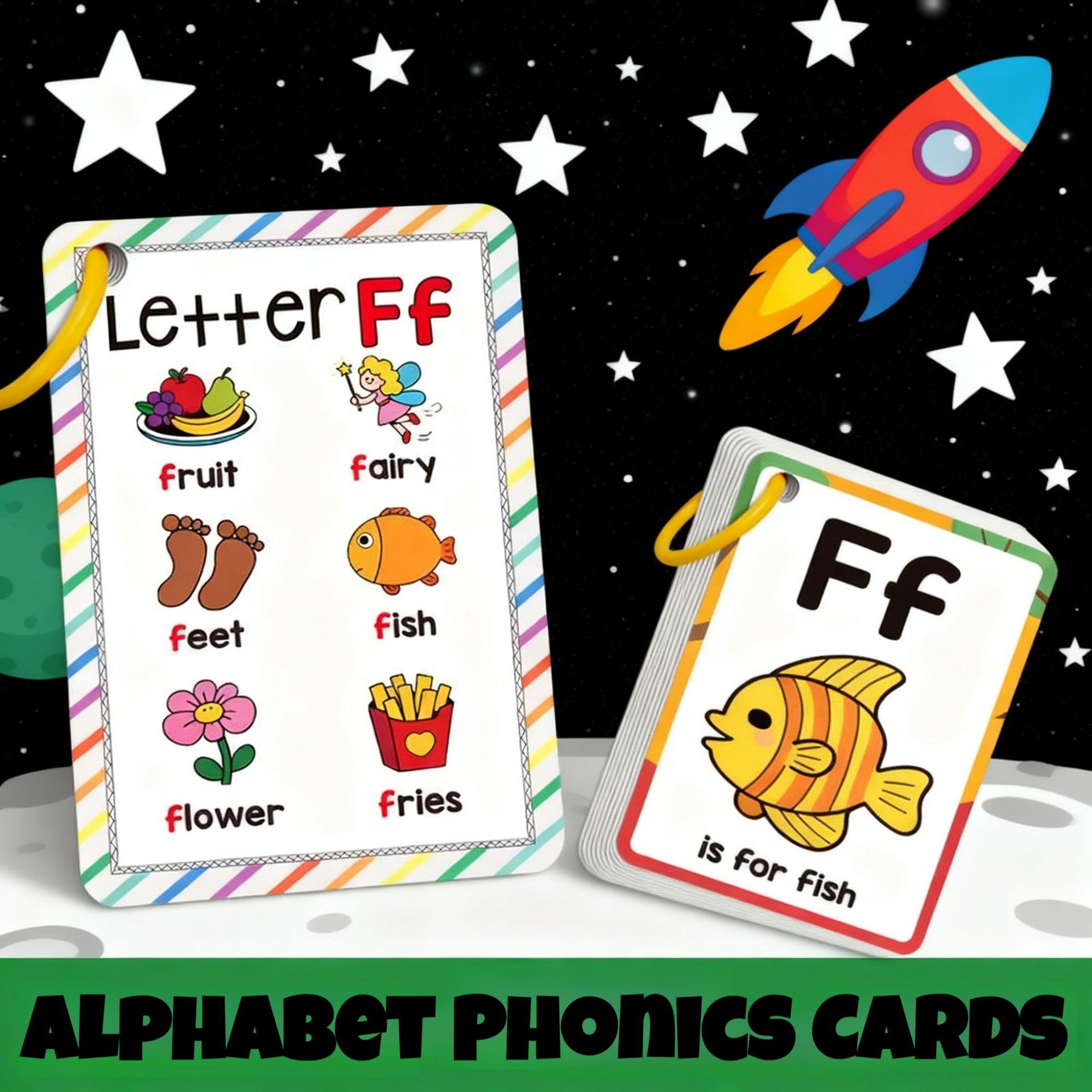 Eco-Friendly Alphabet Phonics  - Flash Card Alphabet review and price
