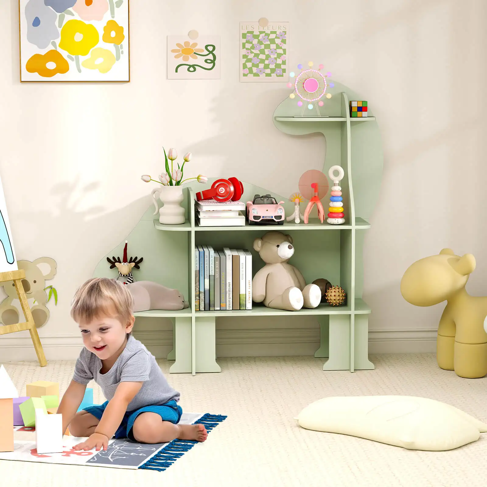 Hot Deal Item  Kids Bookshelf  - Montessori Shelf Toy review and price