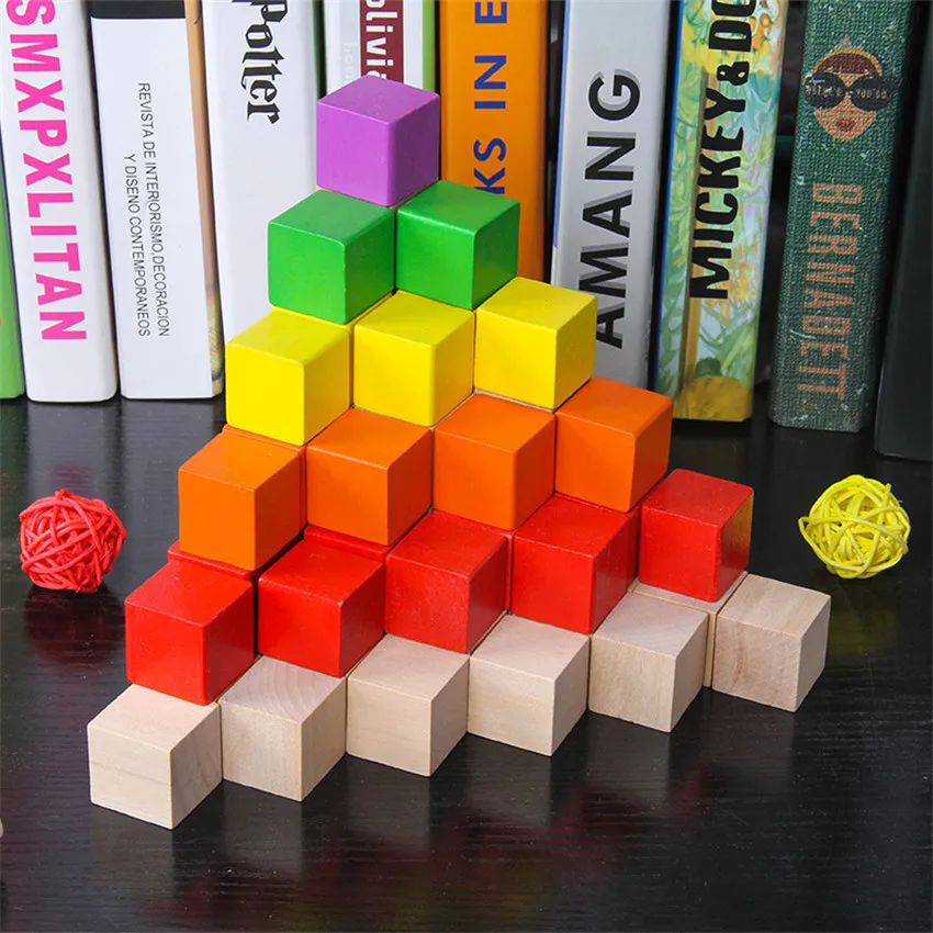 30Pcs/Set 2*2*2cm Colorful Woo - Kids Educational Game 2 review and price