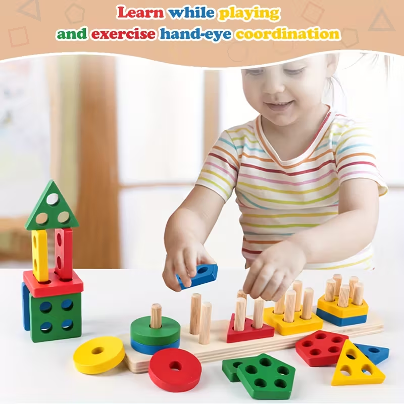 Montessori Wooden Games Baby T - Kids Educational Game 2 review and price