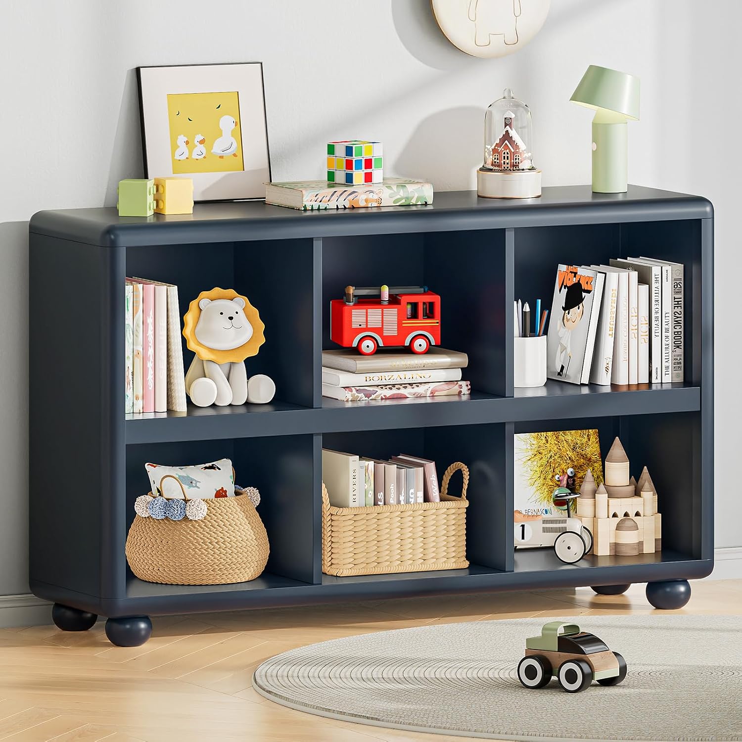Kids Storage Shelf 6-Cube Toy  - Montessori Shelf Toy review and price