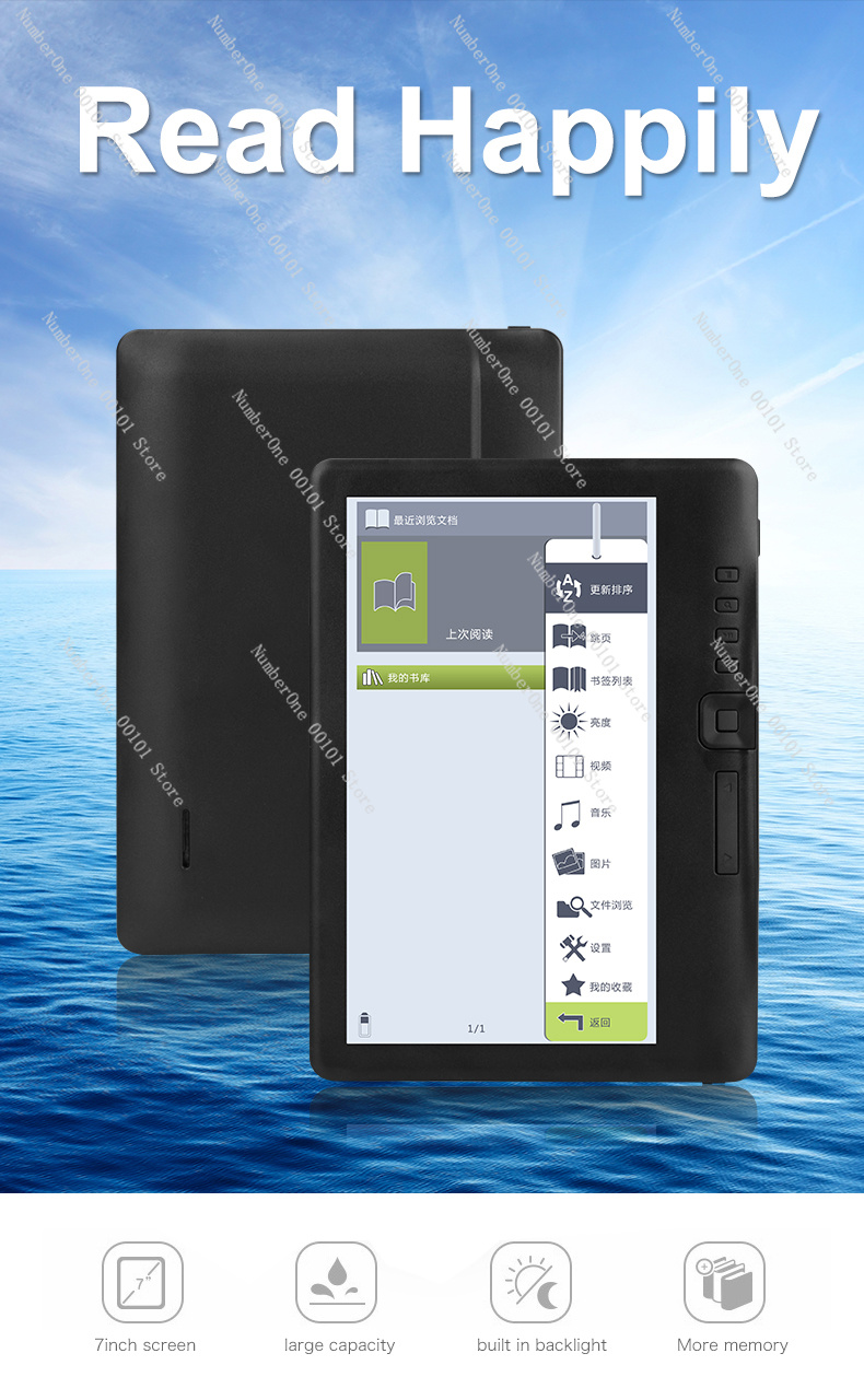 7 Inch M7 Eink E‑Reader Tablet - Kids Educational Reader review and price