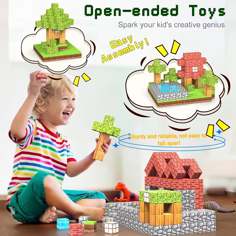 Mine World Magnetic Building B - Kids Education World review and price