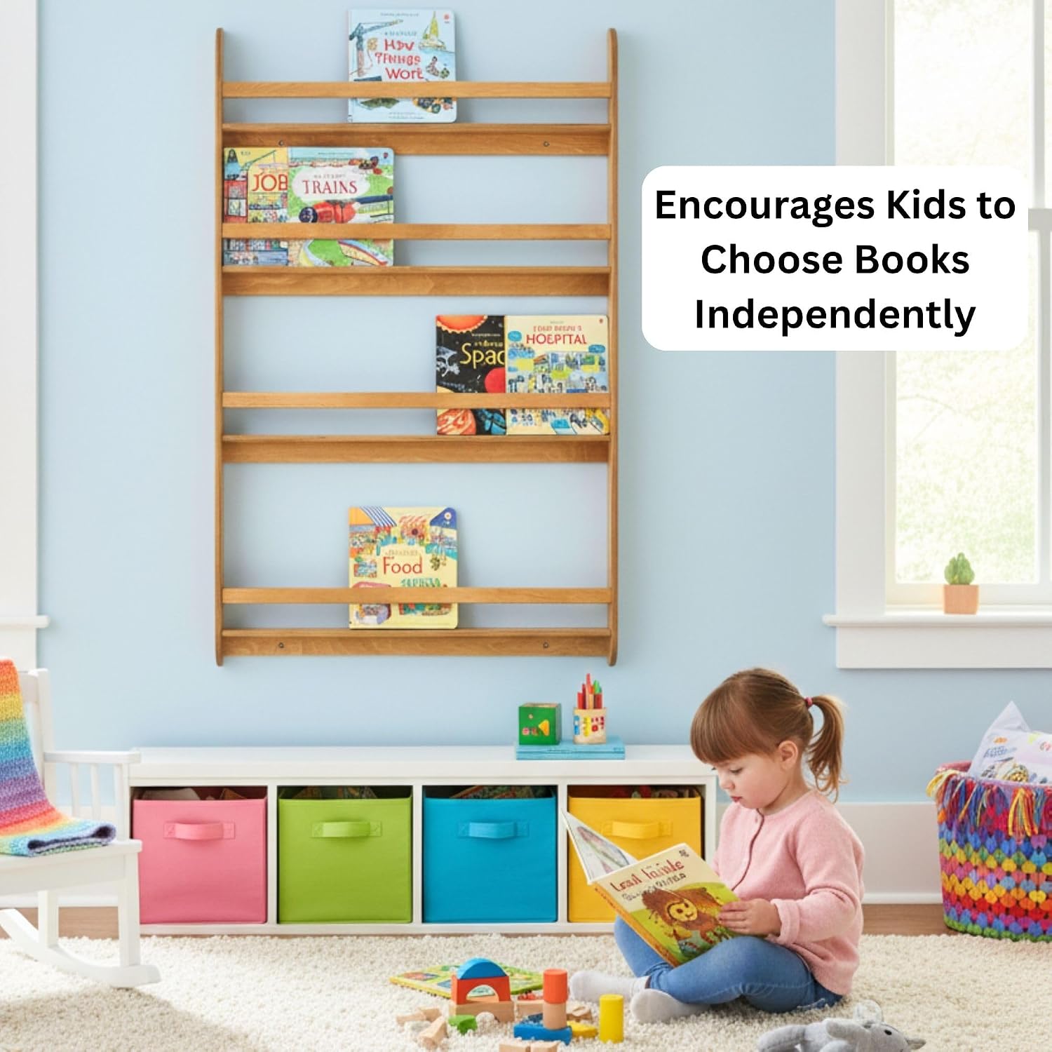 Montessori Wall Bookshelf Todd - Montessori Shelf Toy review and price