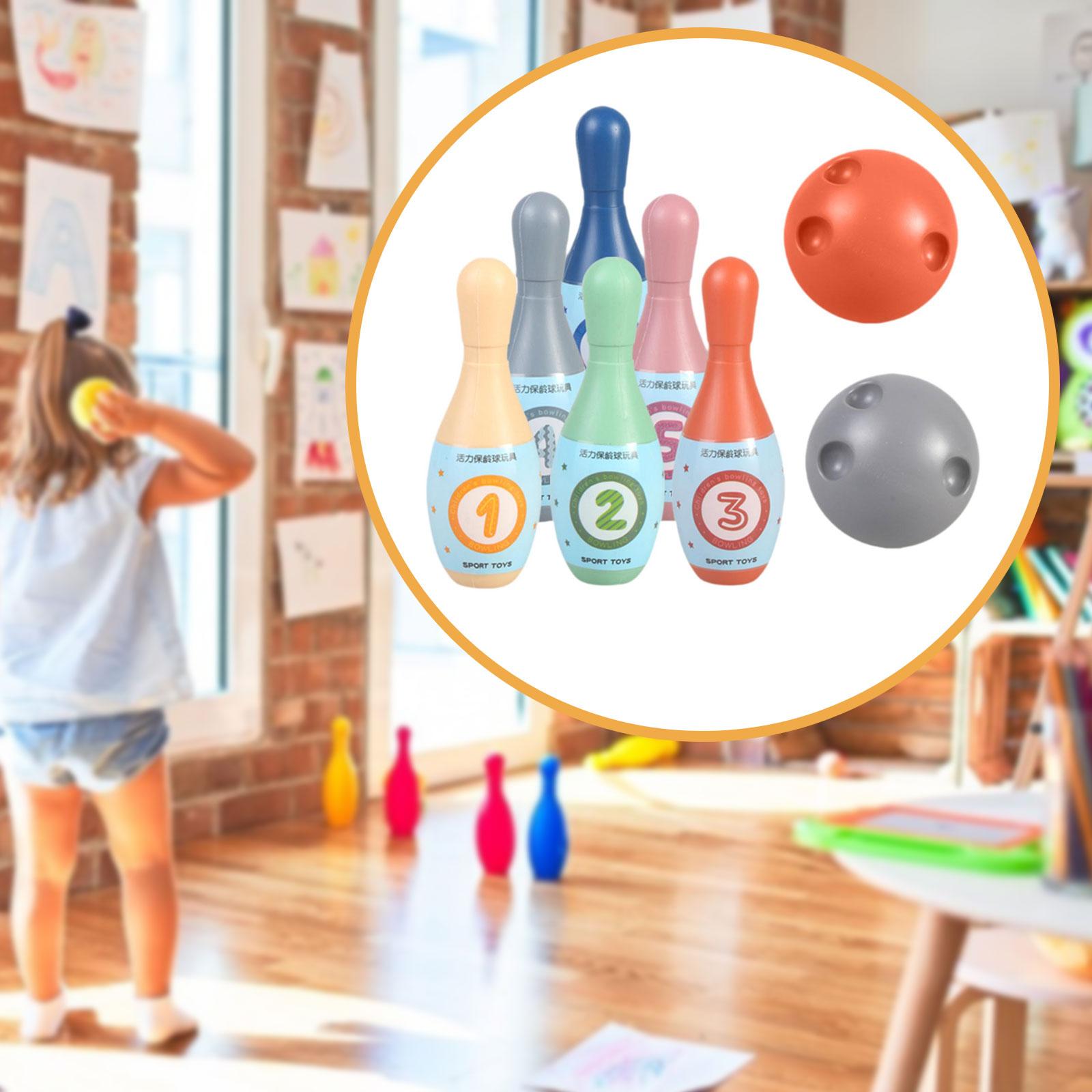 Family Bowling Game with 6 Pin - Kids Educational Game 2 review and price