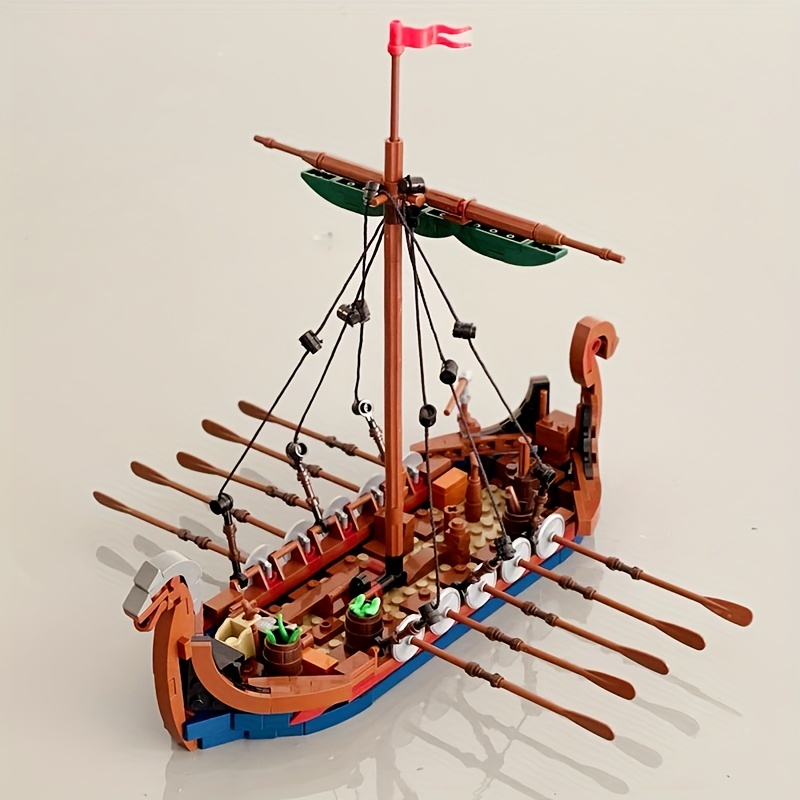 MOC Medieval Vikinged Ship 463 - Kids Education Allowance review and price