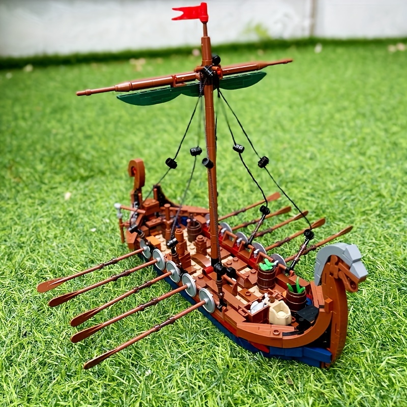 MOC Medieval Vikinged Ship 463 - Kids Education Allowance review and price