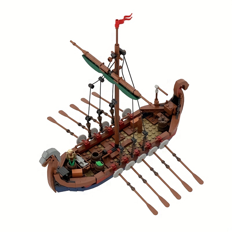 MOC Medieval Vikinged Ship 463 - Kids Education Allowance review and price