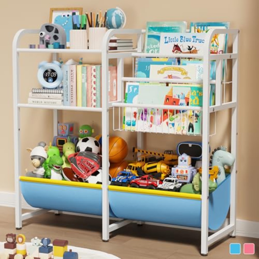 3 in 1 Bookshelf and Toy Stora - Montessori Shelf Toy review and price