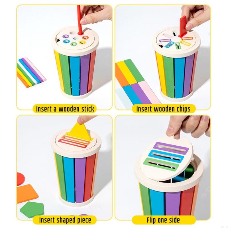 Educational Wooden Sorter Toy  - Kids Educational Game 2 review and price