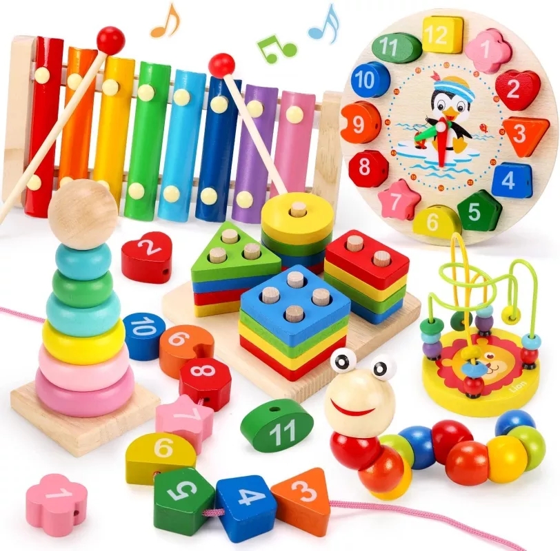 Montessori Wooden Toys for Bab - Kids Educational Game 2 review and price