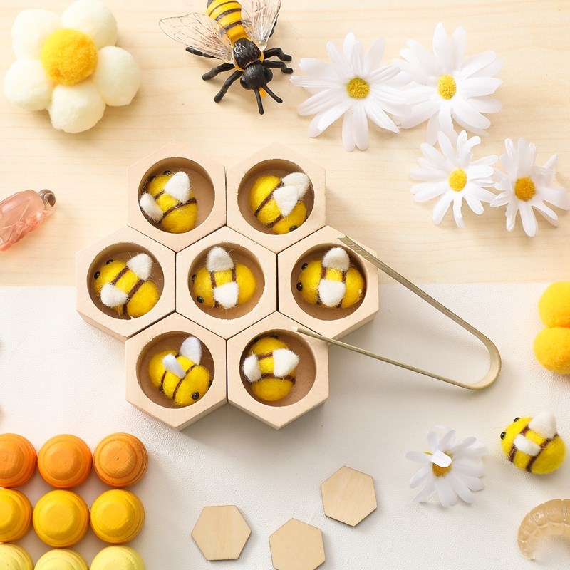 Sensory Bee Toys Newborn Fine  - Montessori Shelf Toy review and price