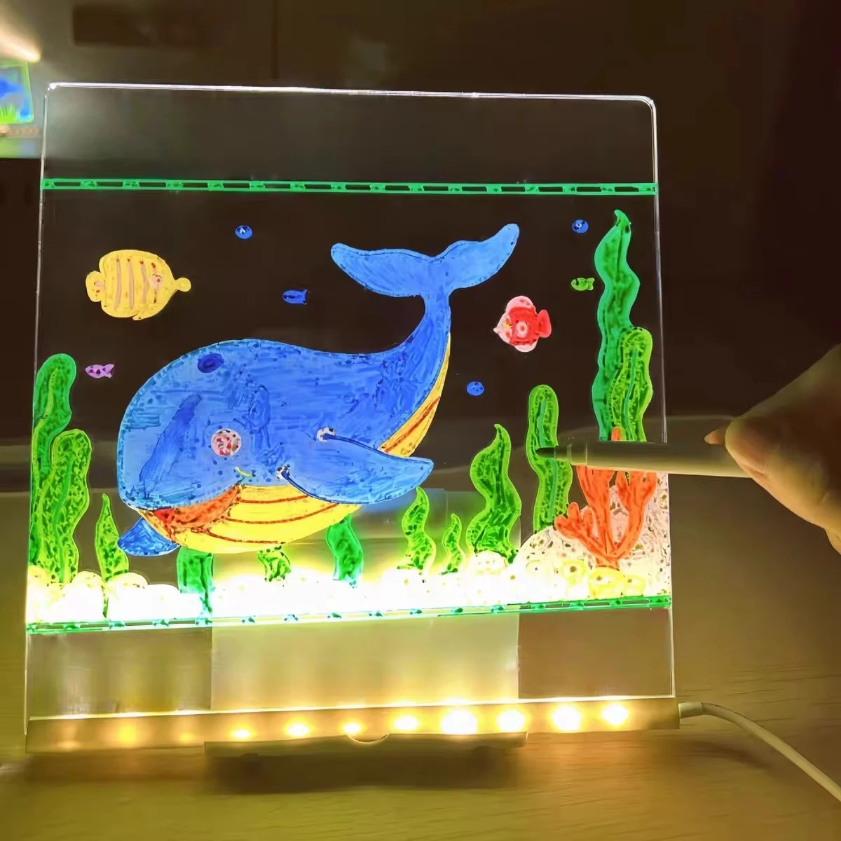 Magic Glow Kids Drawing Board: - Kids Education Board review and price