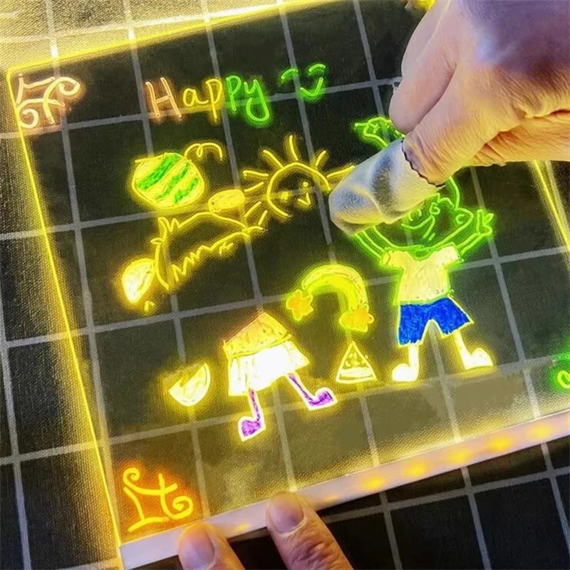 Magic Glow Kids Drawing Board: - Kids Education Board review and price