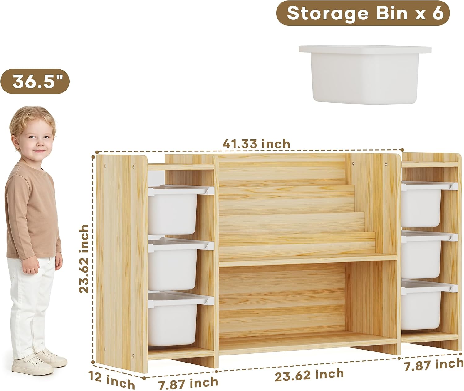 Kids Toy Storage Organizer and - Montessori Shelf Toy review and price