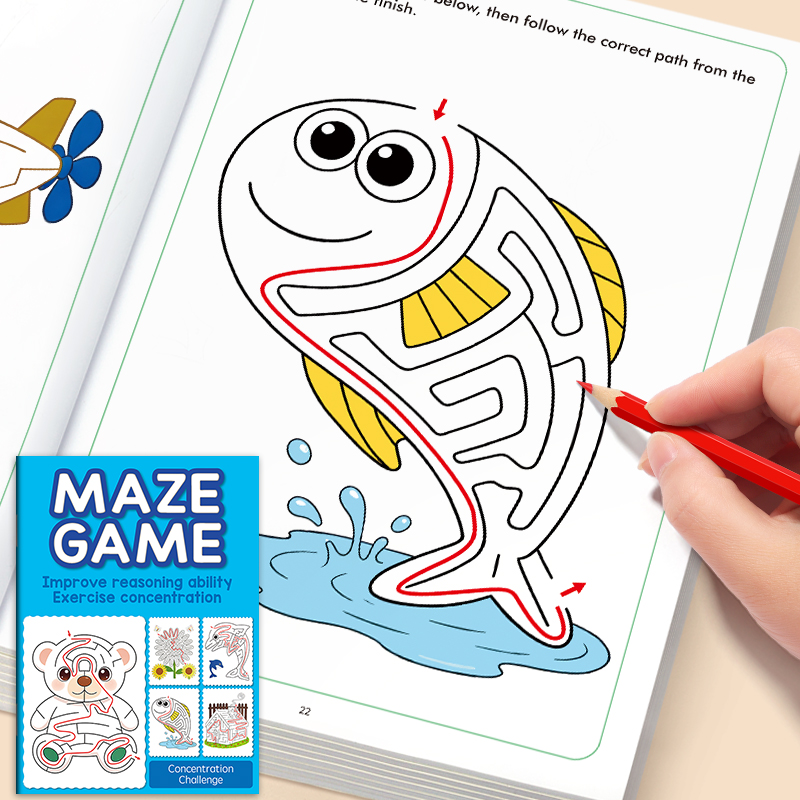 Maze Fun Drawing Book for Kids - Education Kids Definition review and price