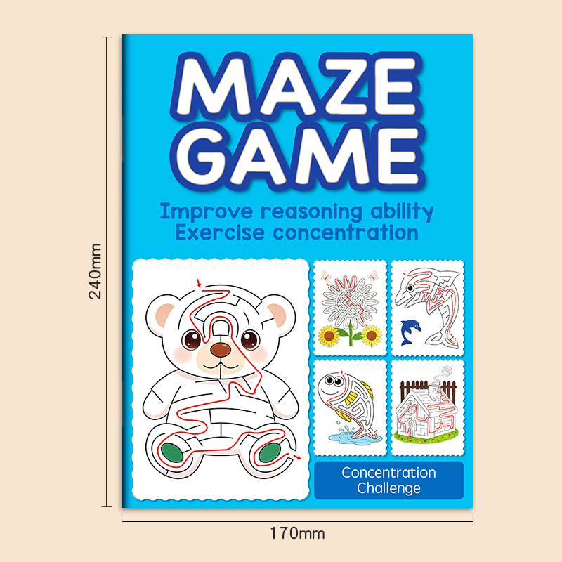 Maze Fun Drawing Book for Kids - Education Kids Definition review and price