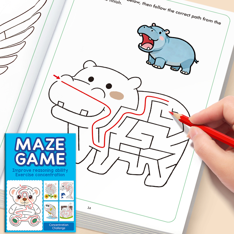Maze Fun Drawing Book for Kids - Education Kids Definition review and price