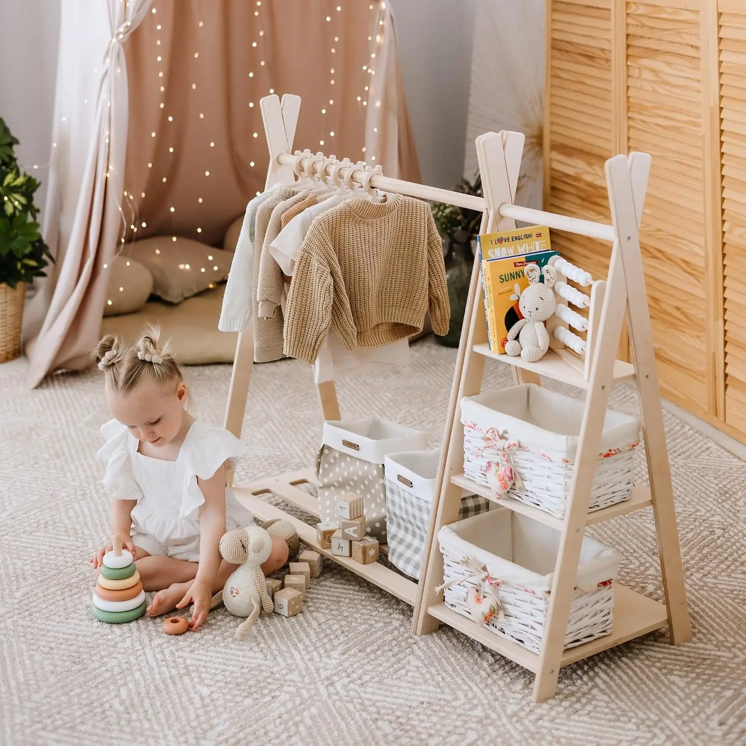 Toy Storage + Montessori Wardr - Montessori Shelf Toy review and price