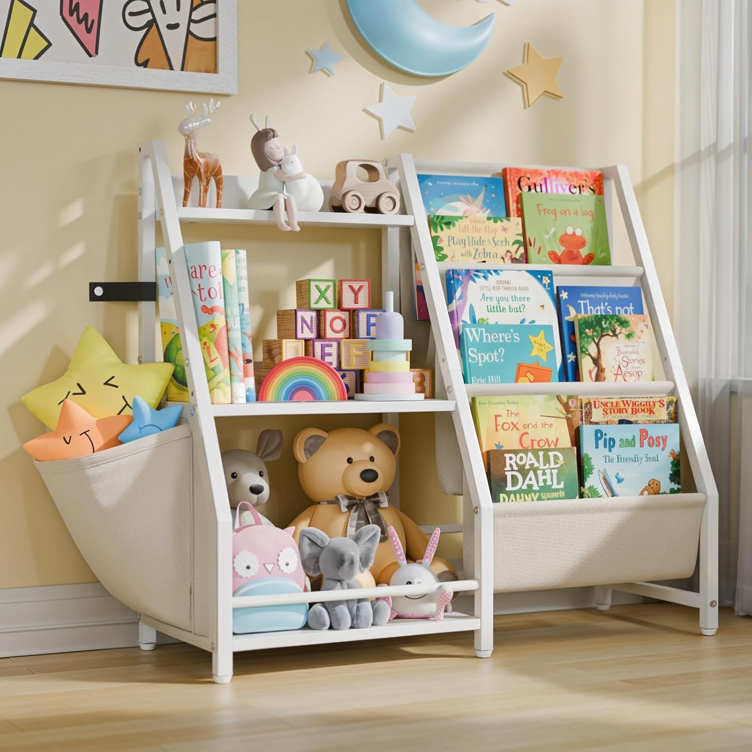 3 Tier Kids Bookshelf and Toy  - Montessori Shelf Toy review and price